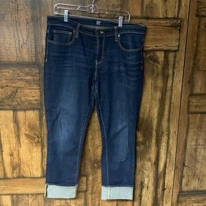 GAP Women's Straight Leg Jeans - Dark Blue